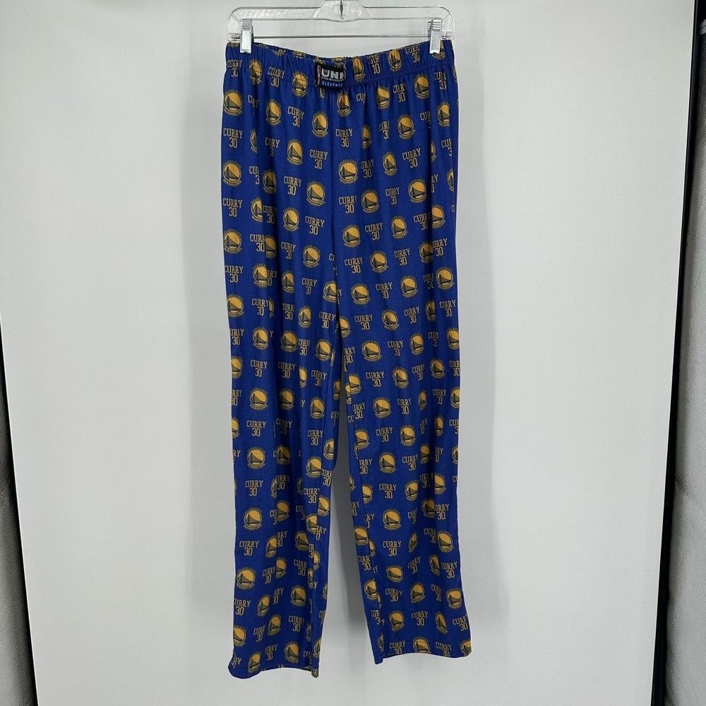 UNK NBA Golden State Warriors Stephen Curry 30 Fleece Pajama Pants Mens Size M